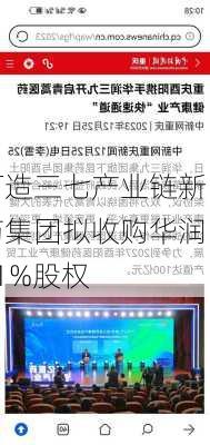 打造三七产业链新昆药集团拟收购华润
51%股权