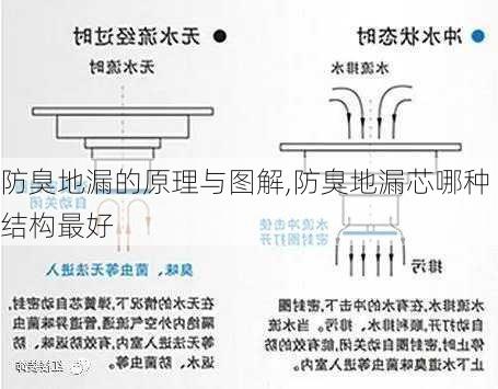 防臭地漏的原理与图解,防臭地漏芯哪种结构最好