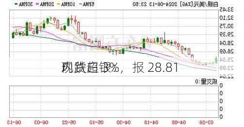 现货白银：
内跌超 3%，报 28.81 
/
