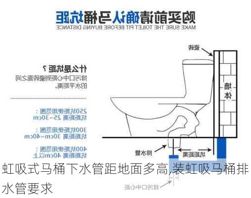 虹吸式马桶下水管距地面多高,装虹吸马桶排水管要求