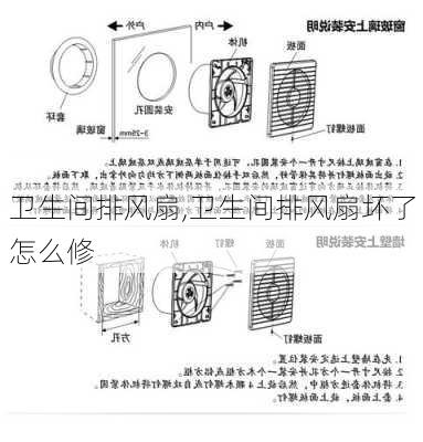 卫生间排风扇,卫生间排风扇坏了怎么修