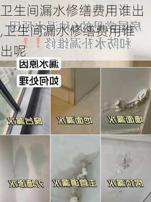 卫生间漏水修缮费用谁出,卫生间漏水修缮费用谁出呢