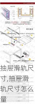 抽屉滑轨尺寸,抽屉滑轨尺寸怎么量