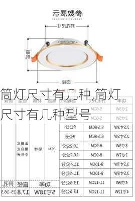 筒灯尺寸有几种,筒灯尺寸有几种型号