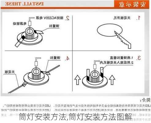 筒灯安装方法,筒灯安装方法图解