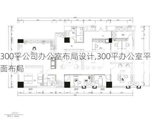 300平公司办公室布局设计,300平办公室平面布局