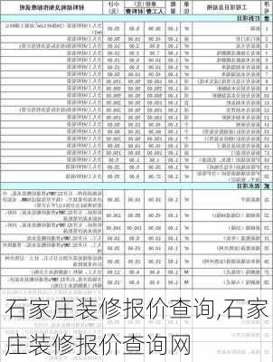 石家庄装修报价查询,石家庄装修报价查询网