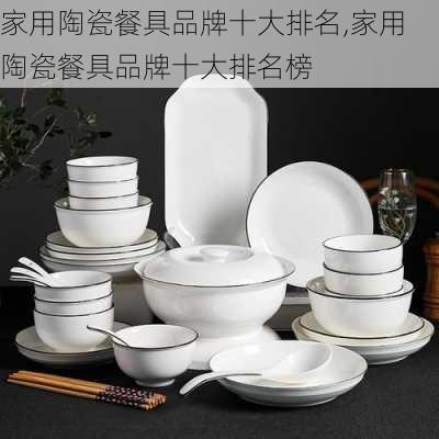 家用陶瓷餐具品牌十大排名,家用陶瓷餐具品牌十大排名榜