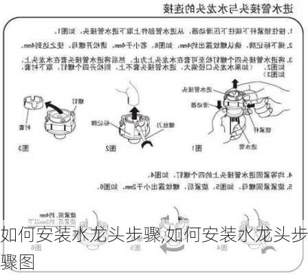 如何安装水龙头步骤,如何安装水龙头步骤图