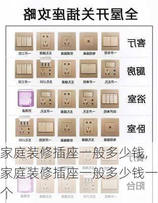 家庭装修插座一般多少钱,家庭装修插座一般多少钱一个