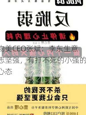 物美CEO张斌：李东生意志坚强，有打不死的小强的心态