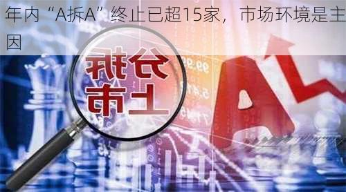 年内“A拆A”终止已超15家，市场环境是主因