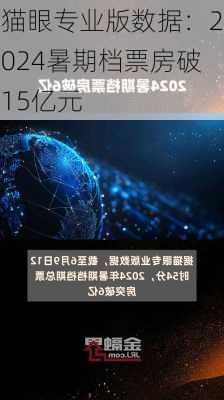 猫眼专业版数据：2024暑期档票房破15亿元