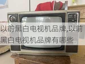 以前黑白电视机品牌,以前黑白电视机品牌有哪些