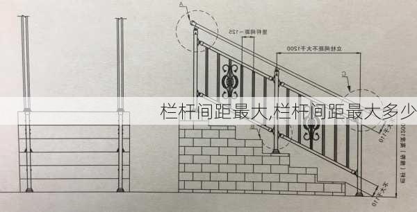 栏杆间距最大,栏杆间距最大多少