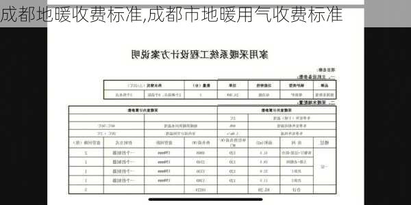 成都地暖收费标准,成都市地暖用气收费标准