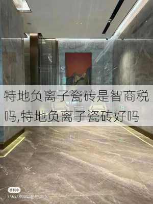 特地负离子瓷砖是智商税吗,特地负离子瓷砖好吗