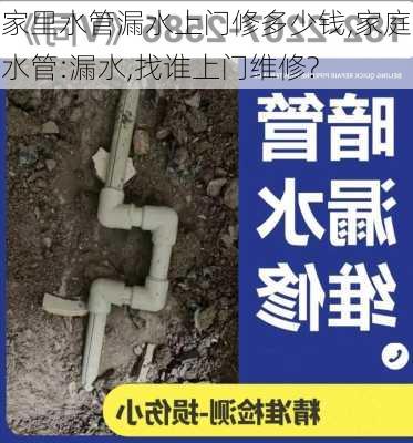 家里水管漏水上门修多少钱,家庭水管:漏水,找谁上门维修?