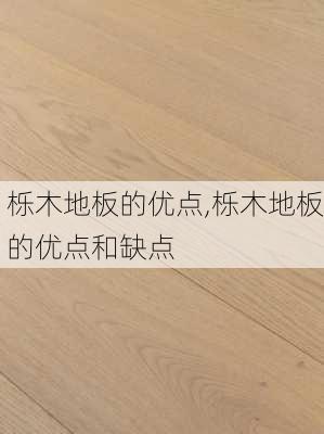 栎木地板的优点,栎木地板的优点和缺点