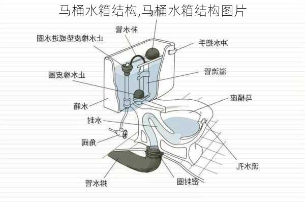 马桶水箱结构,马桶水箱结构图片