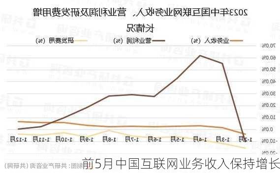 前5月中国互联网业务收入保持增长