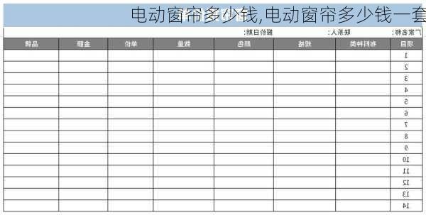 电动窗帘多少钱,电动窗帘多少钱一套