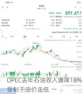 OPEC去年石油收入骤降18% 受制于油价走低