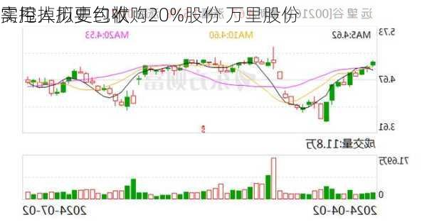 实控人拟要约收购20%股份 万里股份
需甩掉历史包袱