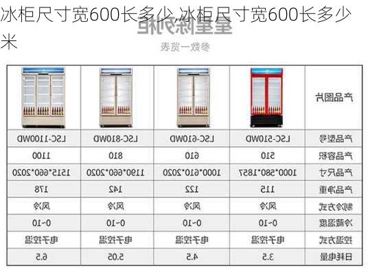 冰柜尺寸宽600长多少,冰柜尺寸宽600长多少米