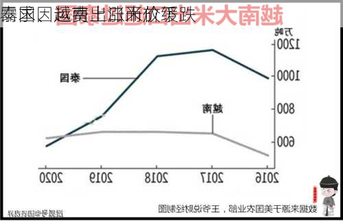 泰国、越南出口米价下跌 
需求因运费上涨而放缓