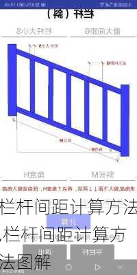 栏杆间距计算方法,栏杆间距计算方法图解