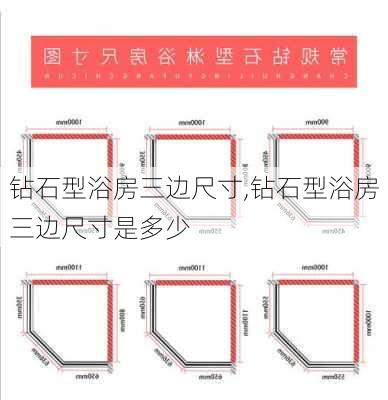 钻石型浴房三边尺寸,钻石型浴房三边尺寸是多少