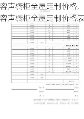 容声橱柜全屋定制价格,容声橱柜全屋定制价格表