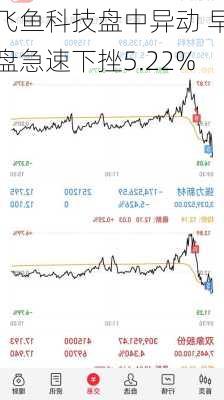 飞鱼科技盘中异动 早盘急速下挫5.22%