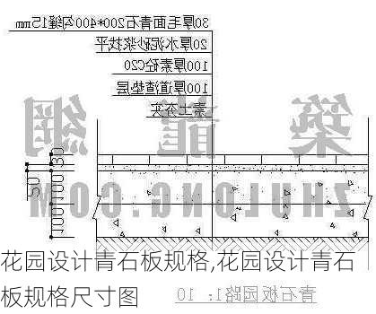 花园设计青石板规格,花园设计青石板规格尺寸图