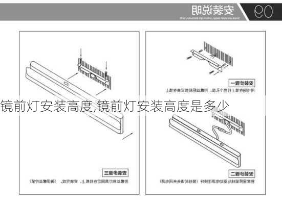 镜前灯安装高度,镜前灯安装高度是多少