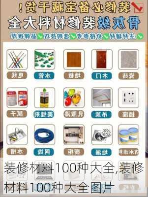 装修材料100种大全,装修材料100种大全图片