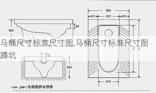 马桶尺寸标准尺寸图,马桶尺寸标准尺寸图蹲坑