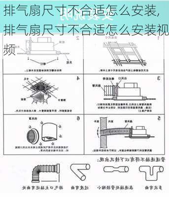 排气扇尺寸不合适怎么安装,排气扇尺寸不合适怎么安装视频