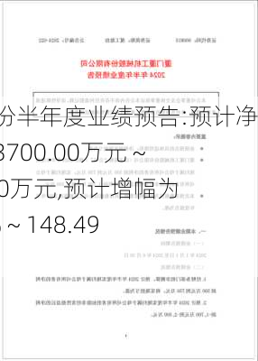 远程股份半年度业绩预告:预计净利润为3700.00万元 ~ 4800.00万元,预计增幅为91.54% ~ 148.49%