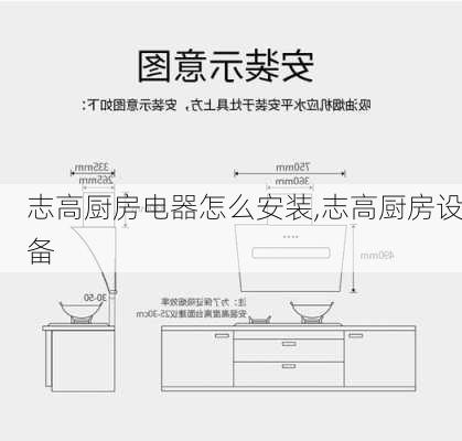 志高厨房电器怎么安装,志高厨房设备