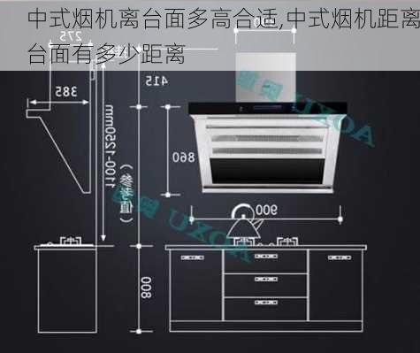 中式烟机离台面多高合适,中式烟机距离台面有多少距离