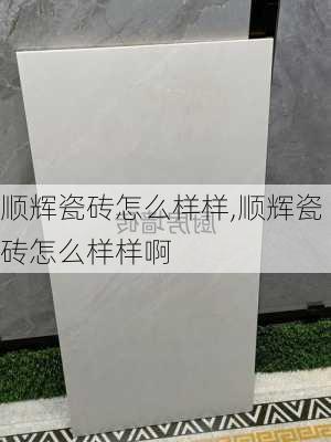 顺辉瓷砖怎么样样,顺辉瓷砖怎么样样啊