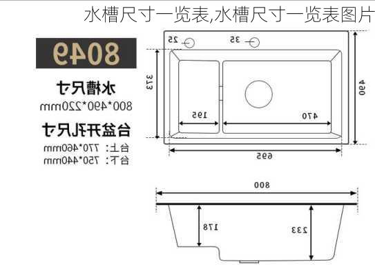 水槽尺寸一览表,水槽尺寸一览表图片