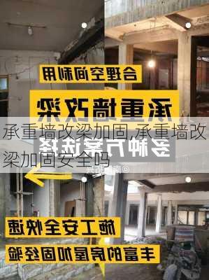 承重墙改梁加固,承重墙改梁加固安全吗