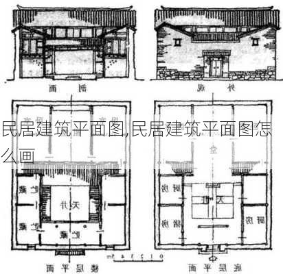 民居建筑平面图,民居建筑平面图怎么画