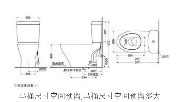 马桶尺寸空间预留,马桶尺寸空间预留多大