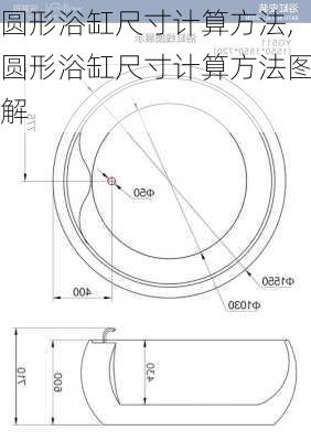 圆形浴缸尺寸计算方法,圆形浴缸尺寸计算方法图解