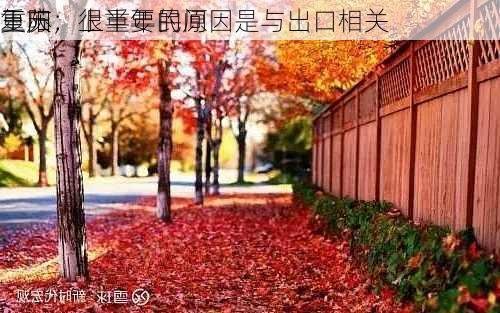 重阳
王庆：上半年民间
复苏，很重要的原因是与出口相关