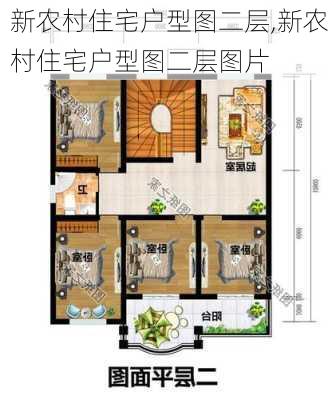 新农村住宅户型图二层,新农村住宅户型图二层图片